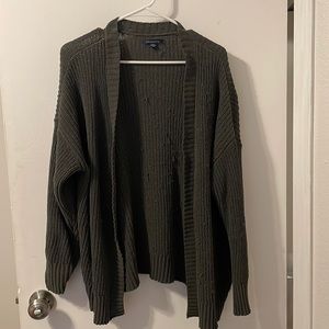 Womens American eagle green sweater